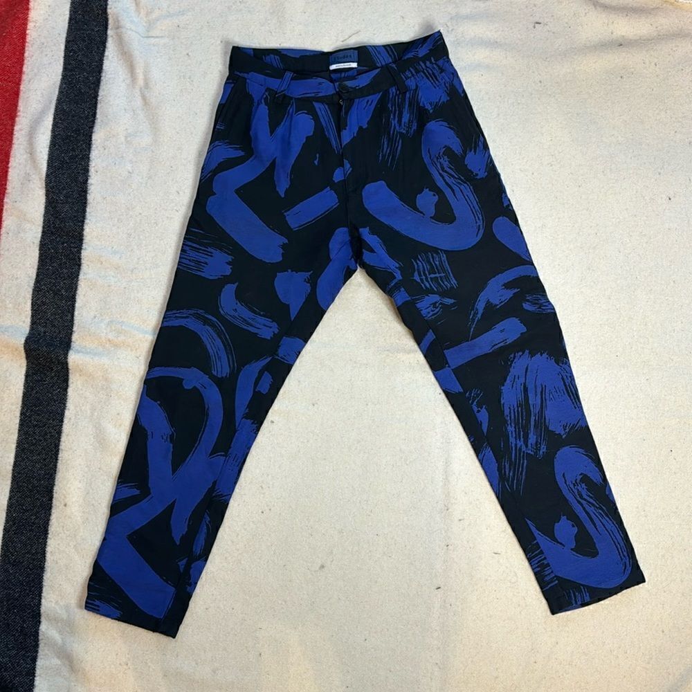 Études Jeans with Abstract Paint Stroke Print Jeans - 30